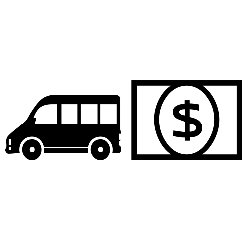 🚐💵 Emoji Domain black and white Symbola rendering